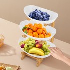 3-tier Serving Bowls With Stand  Snack Dessert Cake Tray Plate Rack For Wedding