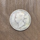 1872 H  Canada Queen Victoria 25 Cents