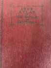 1923 Atlas Of The World And Gazetteer Antique Hardcover Maps Geography Book