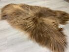 Icelandic Sheepskin Rug Genuine 100  Natural Long Wool Pet Bed Throw Seat Cover