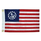 Sewn Us Yacht Ensign Boat Flag - Durable Marine Flag For Sailing   Boating