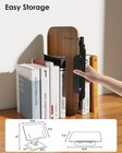 Book Stand For Reading  Adjustable Book Holder With 360   Swivel Base   Page Clip