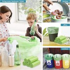 Biodegradable Trash Bags - 13 Gallon Durable Garbage Bag  Pack Of 60  Perfect Fo