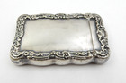 Antique Sterling Silver Repousse Rococo Vesta Case Match Safe  34 6 Grams