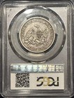 1861-o Seated Half Pcgs Xf40
