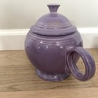 Fiestaware Lilac Ceramic Covered Teapot Discontinued