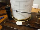 Barograph  nib   Blue Ink Set  Glass Bottle 17mm Dia Spare Chart Barometer Clock