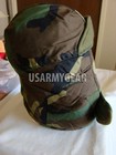 Us Army Military  Insulated Woodland Camouflage Helmet Liner Cap Hat Head Cover