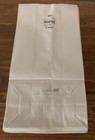 Lot Of 184 Small  1 White Paper Bags Retail Crafts New Old Stock 3 5x2-1 8x6 75 