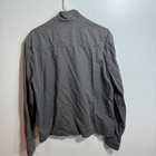 Lucky Brand Mens Military Field Jacket Charcoal Gray Vintage Style Size L