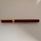 S t  Dupont Gatsby Red Chinese Lacquer   Gold Dots Fountain Pen Made In France