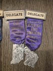 Lot  delegate  Republican State Indiana Indianapolis Convention Badge Elephant 