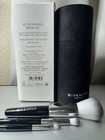 Limited Edition Givenchy 3 Brush Set With Suede velour Holder  Cap   Gift Box