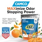 Camco Tst Max Rv Toilet Treatment Drop-ins - Control Unwanted Odors And Break   