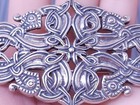 Vintage Se Snorre Saga Viking Sterling Silver Norway Scandinavian Large Brooch