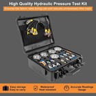 Hydraulic Pressure Test Kit For Caterpillar  Case  John Deere  Bobcat  Komatsu