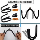 Universal Adjustable Sword  Wall Hook Storage Organizers Rack Display Black
