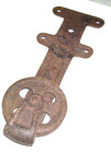 Vtg Antiq  Cast Iron Barn Industrial Door Roller Hanger  A l  Swett  Medina Ny B