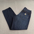Carhartt Relaxed Fit Jeans 31x30  Bd5119-m Dark Wash Workwear Denim New