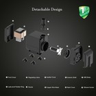 Fish 213 400 800gph 9 22 45w Fountain Submersible Pump Adjustable Quiet Aquariu