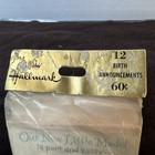 Lot Of 12 Vintage Hallmark Baby Girl Birth Announcements W envelopes 1960   s New