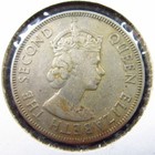Cyprus 100 Mils 1955 Km    37 Elizabeth Ii World Coin H6750