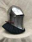 Viking Knight Medieval Barbuta Full Face Battle Ready Steel Armor Cosplay Helmet