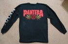 Vintage Pantera Cowboys From Hell Long Sleeve Shirt Black Size L Used