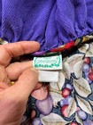 Vintage Kate Greenaway Size   Girl s Collared Dress Fruit Print Purple Red