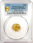 1922 Grant Gold Dollar G 1 - Certified Pcgs Uncirculated Details  unc Ms  - Rare