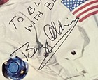 Buzz Aldrin Hand Signed Autograph Photo 8 X 10 With  coa Apollo Moon Astronaut