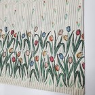 2 Vintage Fieldcrest Tulip Floral Landscape Design Standard Pillowcases Percale
