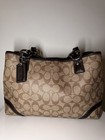 Coach Heritage Signature Shopper Tote