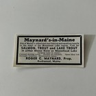 Maynard s In Maine Roger C  Maynard Rockwood Me 1955 Ad Taj5-s22