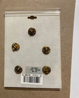 Vintage Heavenly Symbols 5 Gold Tone Scatter Pins