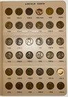 1909-2009 Lincoln Cent Penny Set Collection W proofs  295 Coins Dansco Missing 5