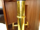 Vintage Bausch   Lomb Brass Microscope Antique Scientific Instrument