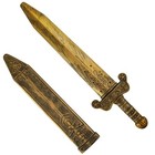 1pc Plastic Vintage Bronze Roman Sword Toy     Pretend Play Dagger Nordic For