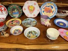 39 Miscellaneous Pieces Of Disney And Looney Tunes Kids Plates Cups And Bowls