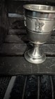 Vintage Pewter Goblet Chalis Wine Cup Seagull 5 5 