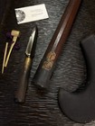 Fine Fukuro-yari Samurai Socket Spear With Full Shaft  With Original Ink Writing