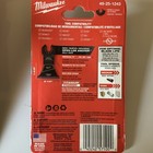 Milwaukee 49-25-1243 Multi Tool Blade Black - Pack Of 3   Wood Copper Pvc Tile