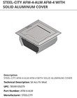  c  Steel City Afm-4-alm Galvanized Steel Cover Delivery Module W swing Arms      