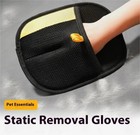 2pack Glove Cat Grooming Gloves Cat Hair Remover New Pet Dog Hair Remover Glove