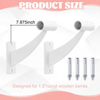 2pcs 3pcs Heavy Duty Ballet Barre Wall Brackets  Fixed Height Wall Mount