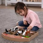 Melissa   Doug Farm Friends Collectible Toy Animal Figures - 10pc