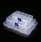 24 Slots Clear Plastic Jewelry Storage Box Beads Case Organizer Tools Container