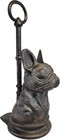 French Bulldog Cast Iron Heavy Door Stopper With Adjustable Handle 8 5 Lb 