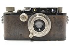  vintage Mint  Leica Ernst Leitz Wetzlar Iii Camera Black Nickel 5cm F 3 5 Japan