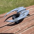 Battlestar Galactica Cylon Raider Titanium Series Die Cast 2007 With Stand